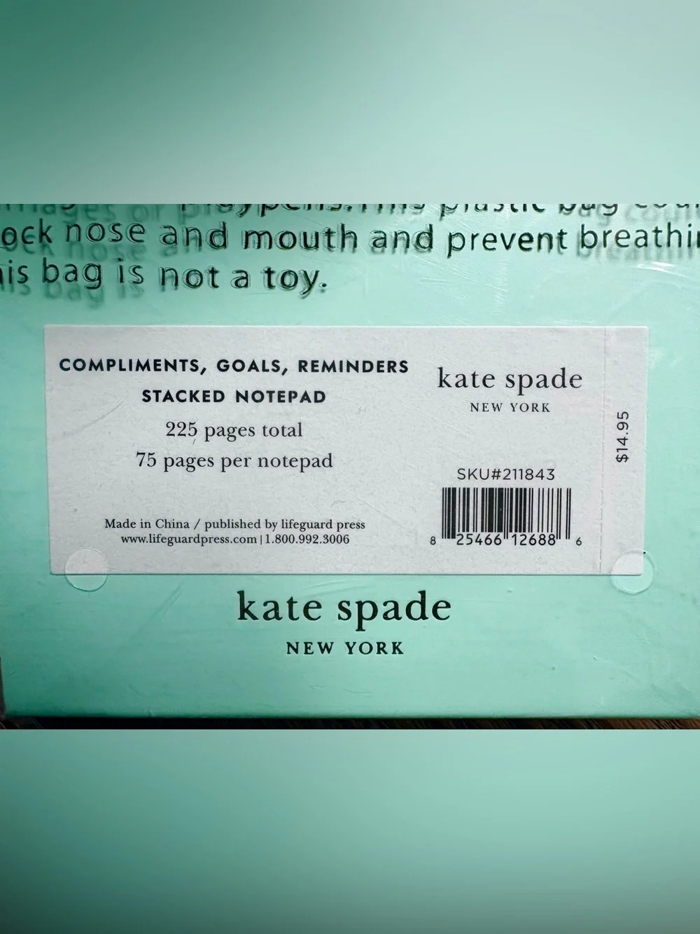 Kate Spade ♠️ Note 📝 Paper 2 Pack